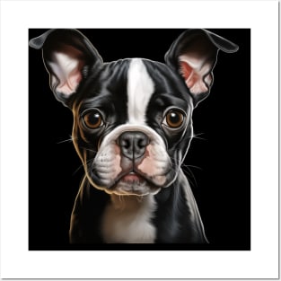 Cute Boston Terrier Lovers Dogs Boston Terrier Posters and Art